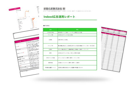 indeed広告運用レポート